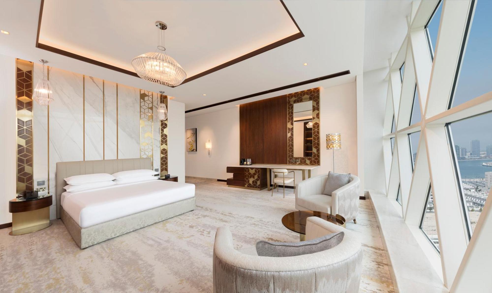 Velero Hotel Doha Lusail Exterior foto A bedroom at the Ritz-Carlton, DIFC
