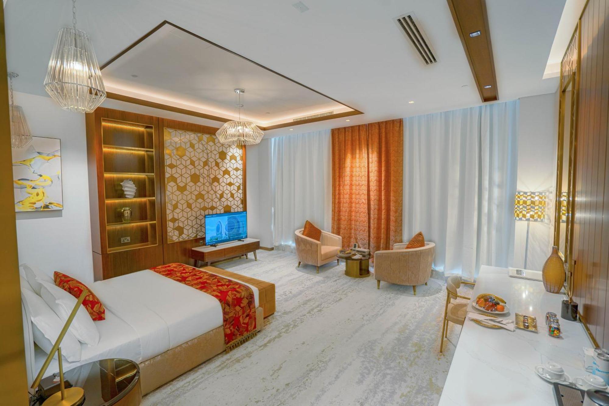 Velero Hotel Doha Lusail Exterior foto Suite room